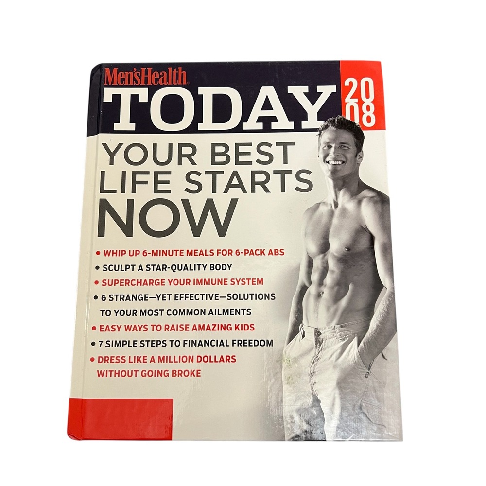 Mens‎ Health TODAY Your Best Life Starts Now 2008 Health Fitness Lifestyle Book